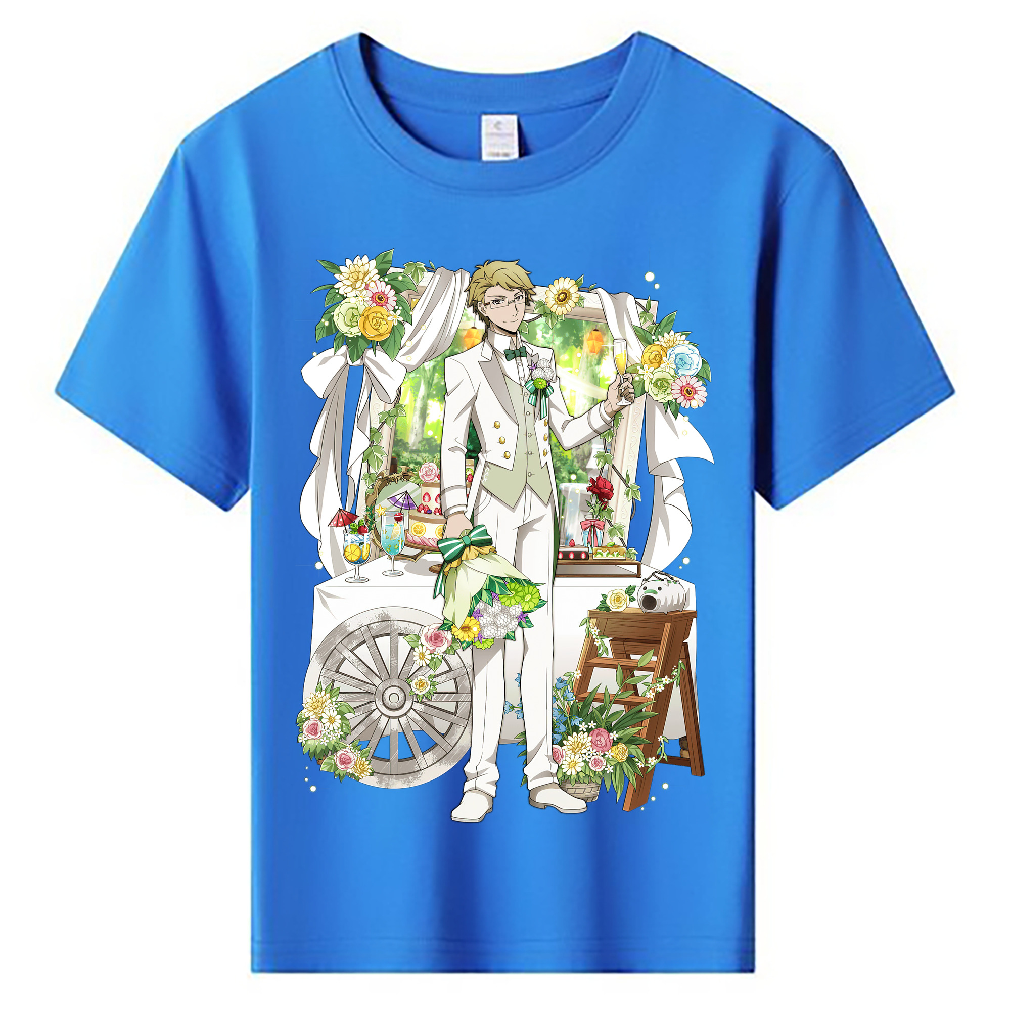 （画像用） 文豪ストレイドッグス Bungo Stray Dogs 綿100％キッズTシャツ（フロントプリント）